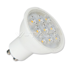 LED spuldze - LED Spotlight - 3W GU10 Plastic 4500K